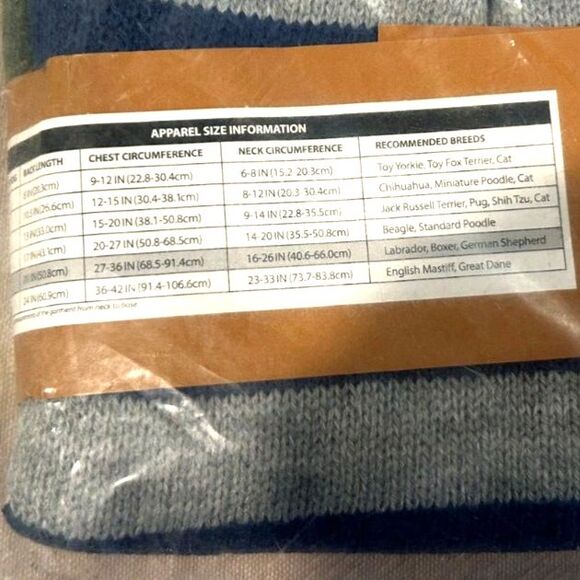 Dog Sweater - Size Large - New - Picture 3 of 3